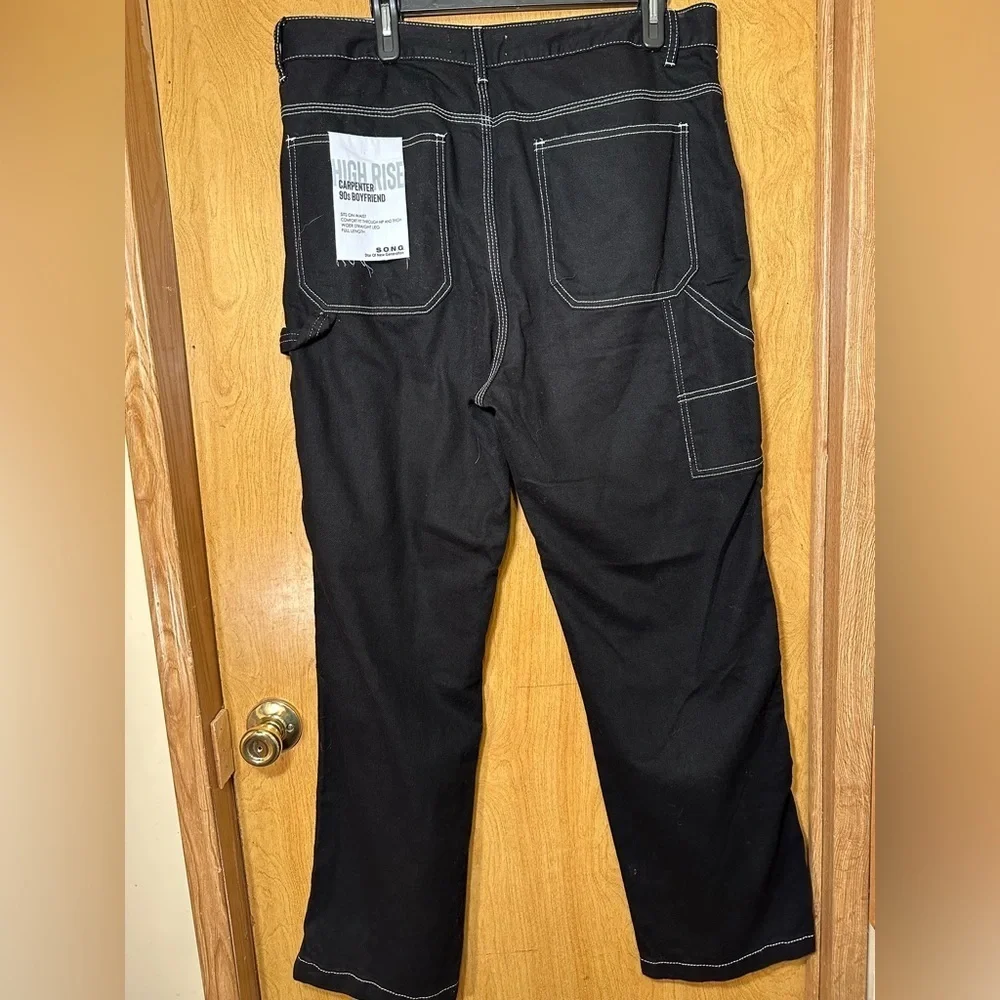 NWT S.O.N.G high rise Carpenter 90s boyfriend jeans size 15/32